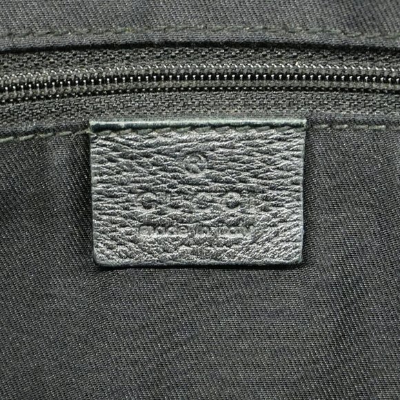 Gucci Tote Bag GG Canvas Abby 130739 Leather Black Women's - Picture 5 of 16